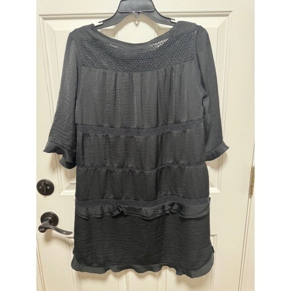 Who What Wear 3/4 sleeve layered tunic laced dress Size Medium